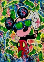 ✅ Antony Roman - Mickey Mouse / Leinwandbild, Acryl, Pop Art, Kunst, Geschenk, Dollar Nordrhein-Westfalen - Horstmar Vorschau