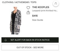 The Kooples Cardigan Gr.2 Leopard München - Ludwigsvorstadt-Isarvorstadt Vorschau