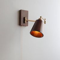 Verstellbare Wandlampe aus Holz / Zugschalter Brandenburg - Potsdam Vorschau