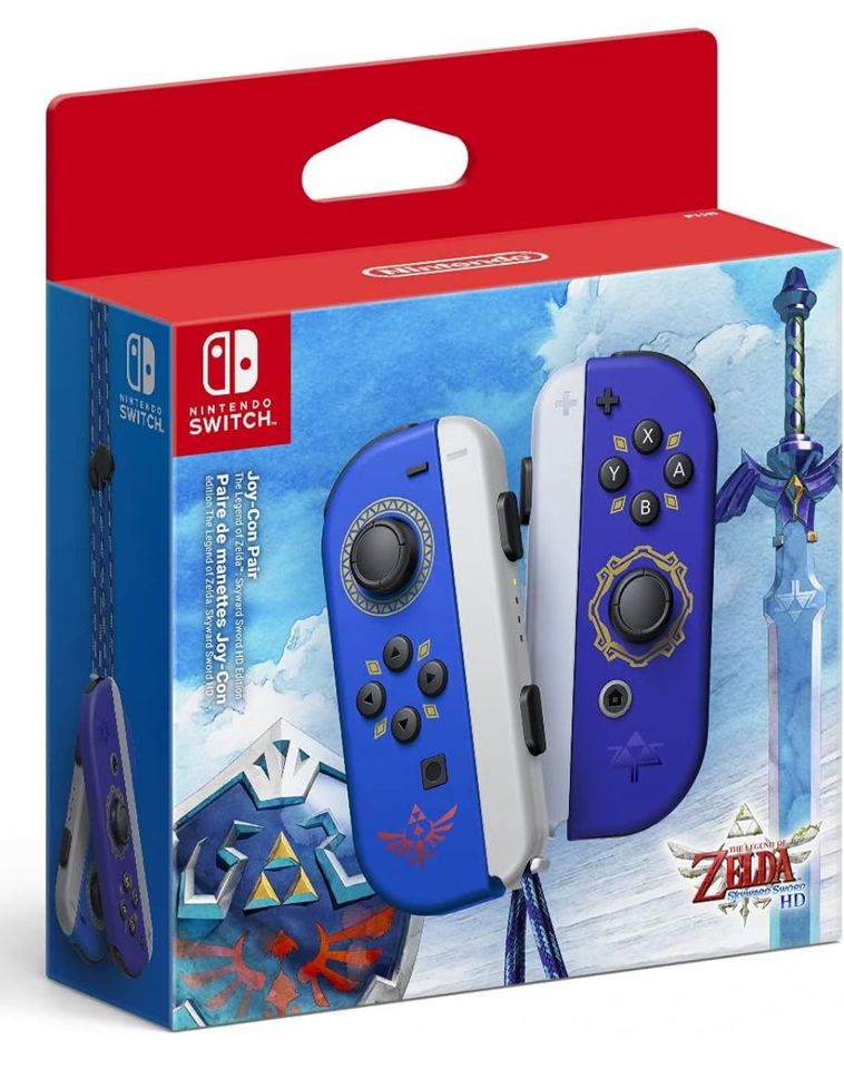 Nintendo Switch Joy Con Controller Zelda Limited Edition in Jülich