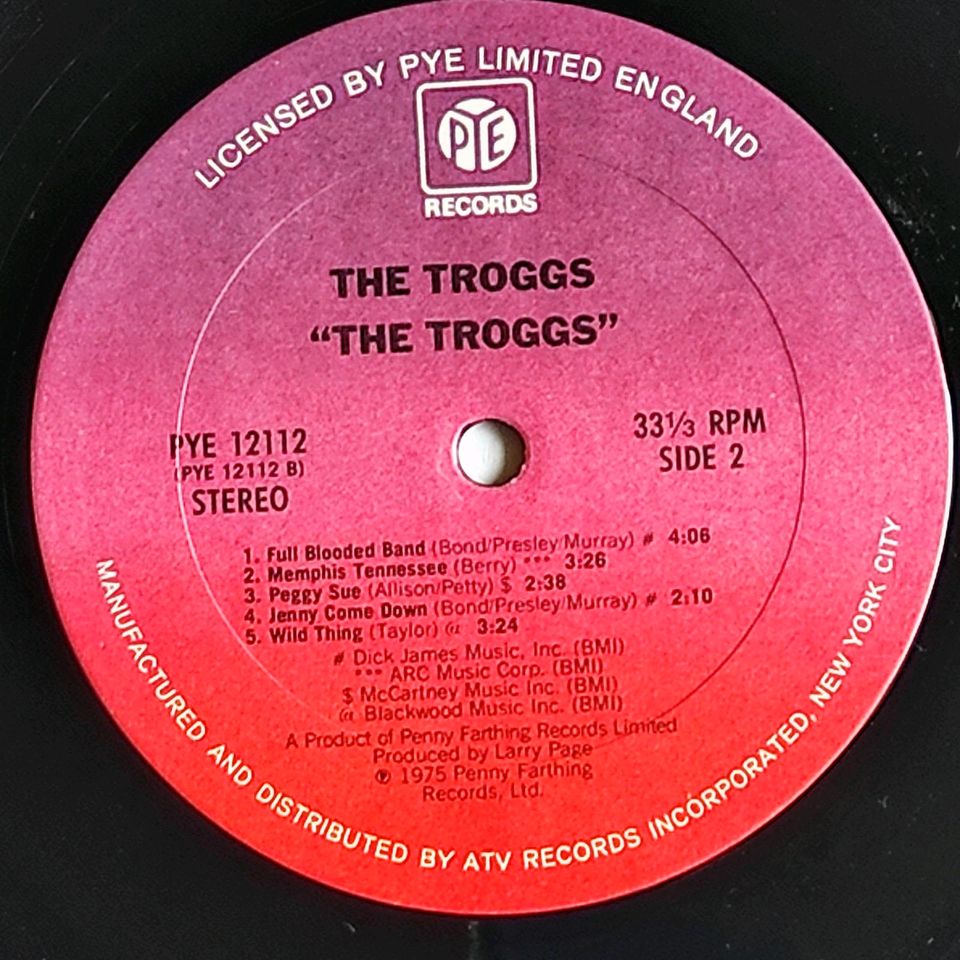 Vinyl-LP, The Troggs, The Troggs in Osnabrück