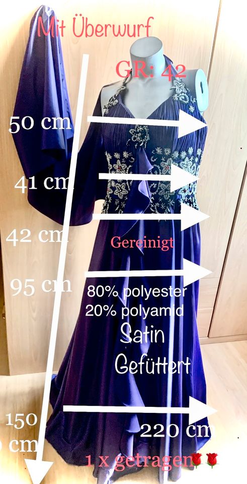 Damen Abendkleid 42 neuwertig ! in Hanau