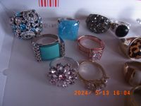 23 x Modeschmuck - Damen-Ringe –Einlage-Steine Rheinland-Pfalz - Rommersheim Vorschau