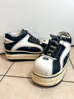 Buffalo Classic Low Plateau Sneaker Blau/Weiß – Vintage 90er – Gr Bayern - Coburg Vorschau