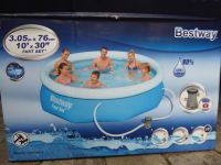 Neu Bestway Pool Fast Set  305 x 76 cm, inkl. Filterpumpe Sachsen - Radeburg Vorschau