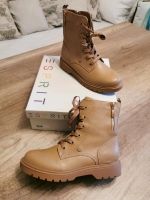 NEU Esprit Stiefelette, Boots, Schnürschuh, beige Dresden - Laubegast Vorschau