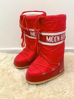 Original Moon Boot Icon Stiefel Rot in Größe 35-38 Hessen - Bad Homburg Vorschau
