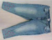 Sommerliche 7/8 Jeans von Mia Moda, Gr. 52, mit Blumen Niedersachsen - Wölpinghausen Vorschau