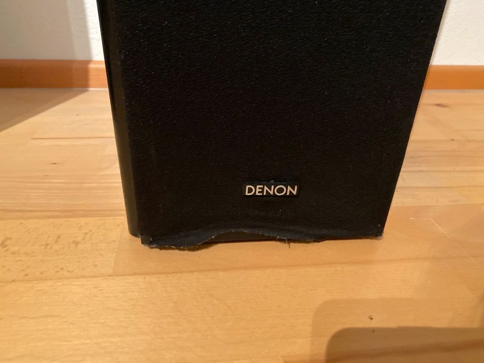 2 Denon Lautsprecher SC-600S und Stereoanlage in Ulm