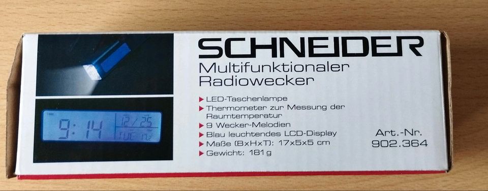 Radiowecker mit LED-Taschenlampe in Niestetal