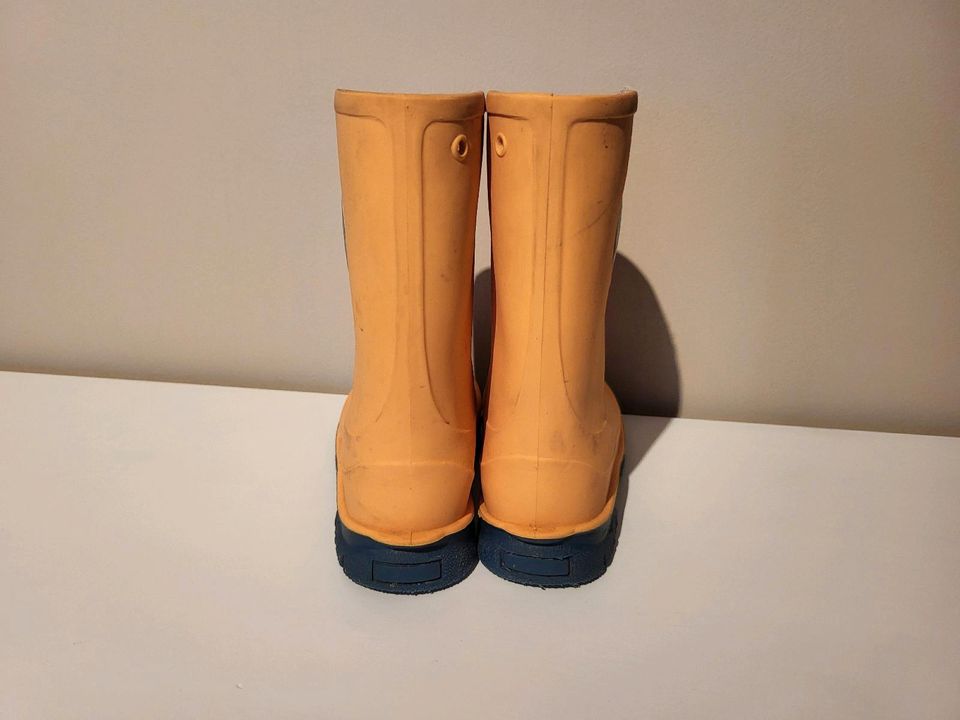 Gr. 28/29 gelbe Gummistiefel ungefüttert von TCM Tchibo in Sarstedt