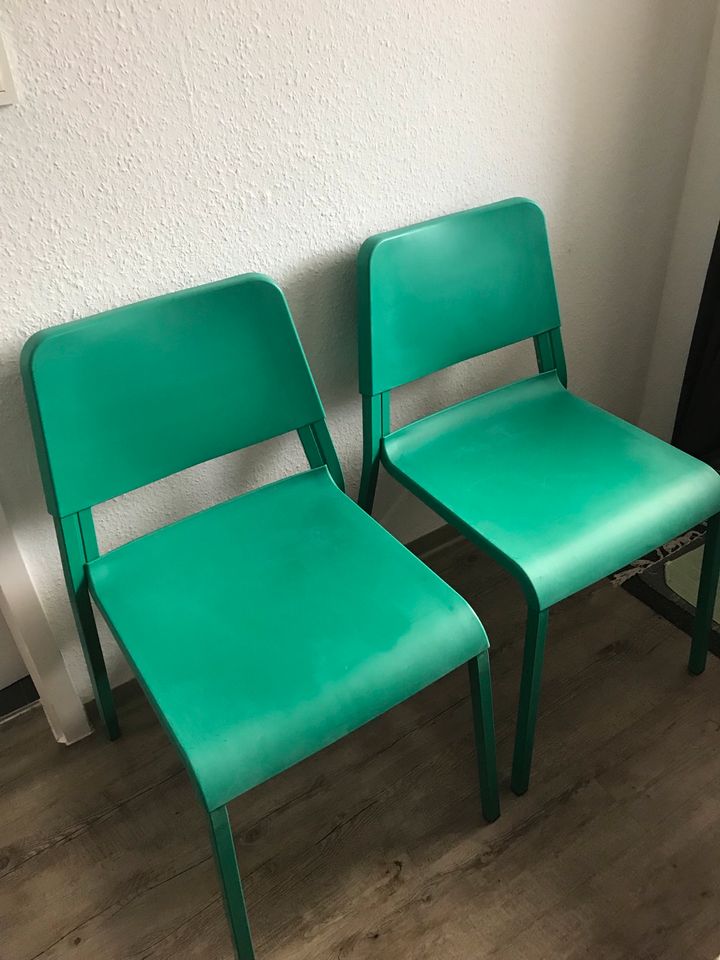 Ikea Teodores grüne Stühle 2 x in Kiel