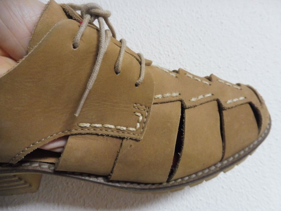 FUN & GO Wortmann 39 auffällig Damen Schuhe Leder Sandale Halbsch in Rain Lech