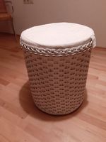 1 Rattan Wäschekorb weiß Möbel Baden-Württemberg - Dettenhausen Vorschau