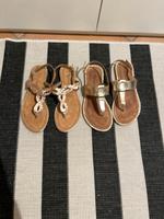 Tamaris Zehentrenner Sandalen Gold Größe 39 Baden-Württemberg - Freiburg im Breisgau Vorschau