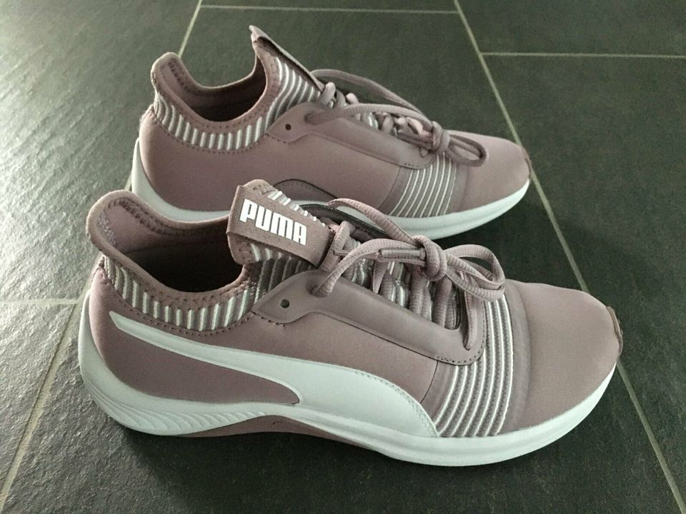 PUMA AMP XT Sneakers lila weiß Gr. 37 (US 6,5 / UK 4) NEU OVP in St. Leon-Rot