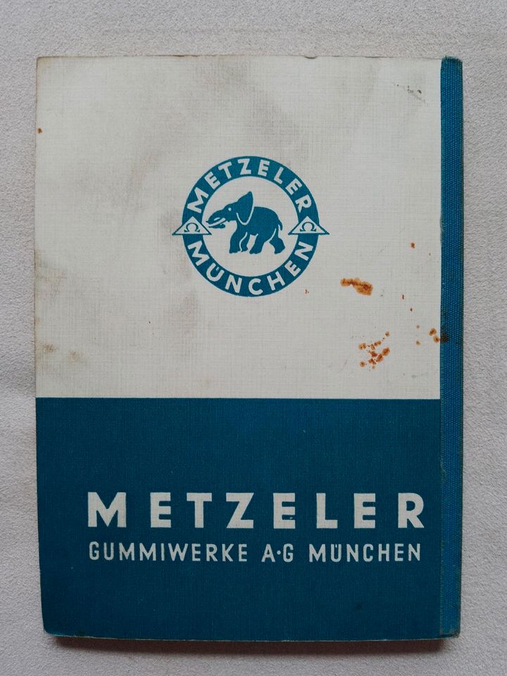 Technischer Ratgeber für METZELER Reifen; Ausgabe März 1954 in Oldenburg in Holstein