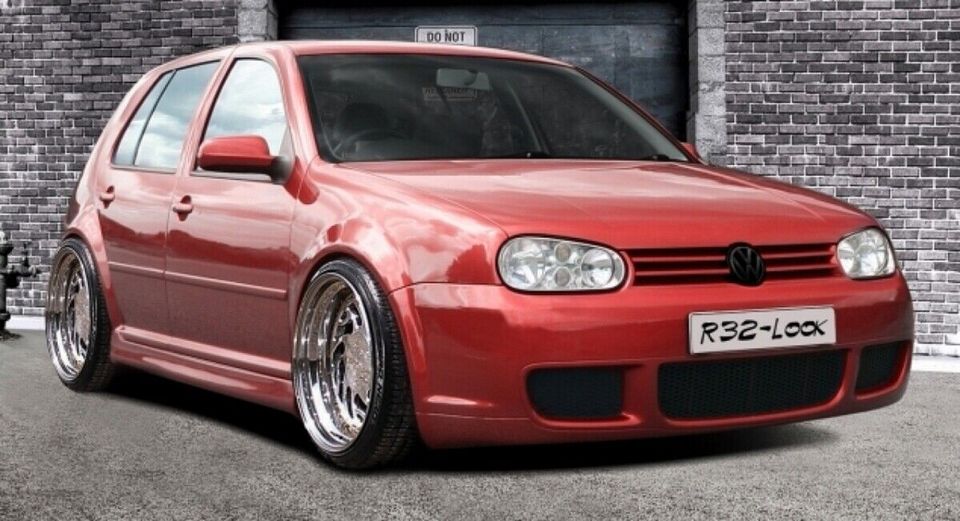 Bodykit für VW Golf 4 R32 Design Stoßstange Schweller GTI 5türer in Neidlingen