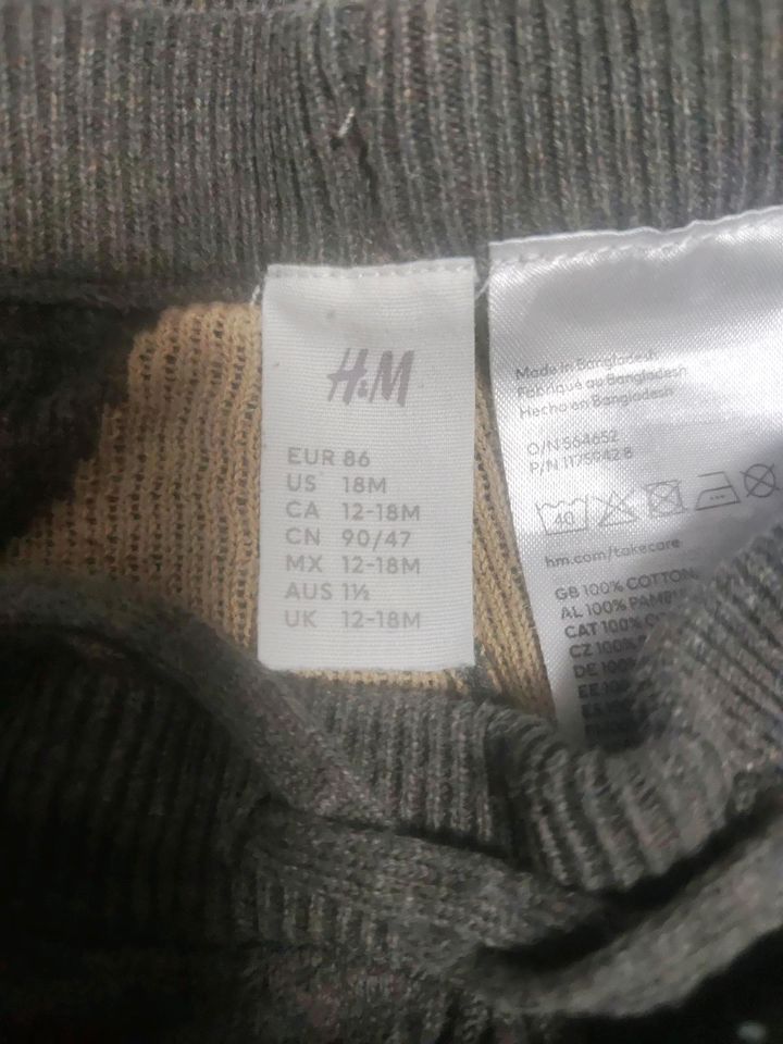 Strickset Bären H&M 86 Strick in Woltersdorf