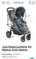 Joie Regenverdeck für Mytrax und Litetrax - Buggy NEU Nordrhein-Westfalen - Mülheim (Ruhr) Vorschau