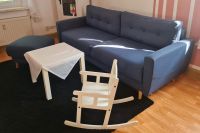 Couch/Sofa mit Schlaffunktion und Bettkasten, 3-Sitzer, Jeansblau Thüringen - Weimar Vorschau
