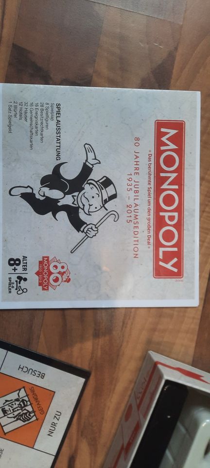 Monopoly 80 Jahre Jubiläumsedition in Hahnstätten