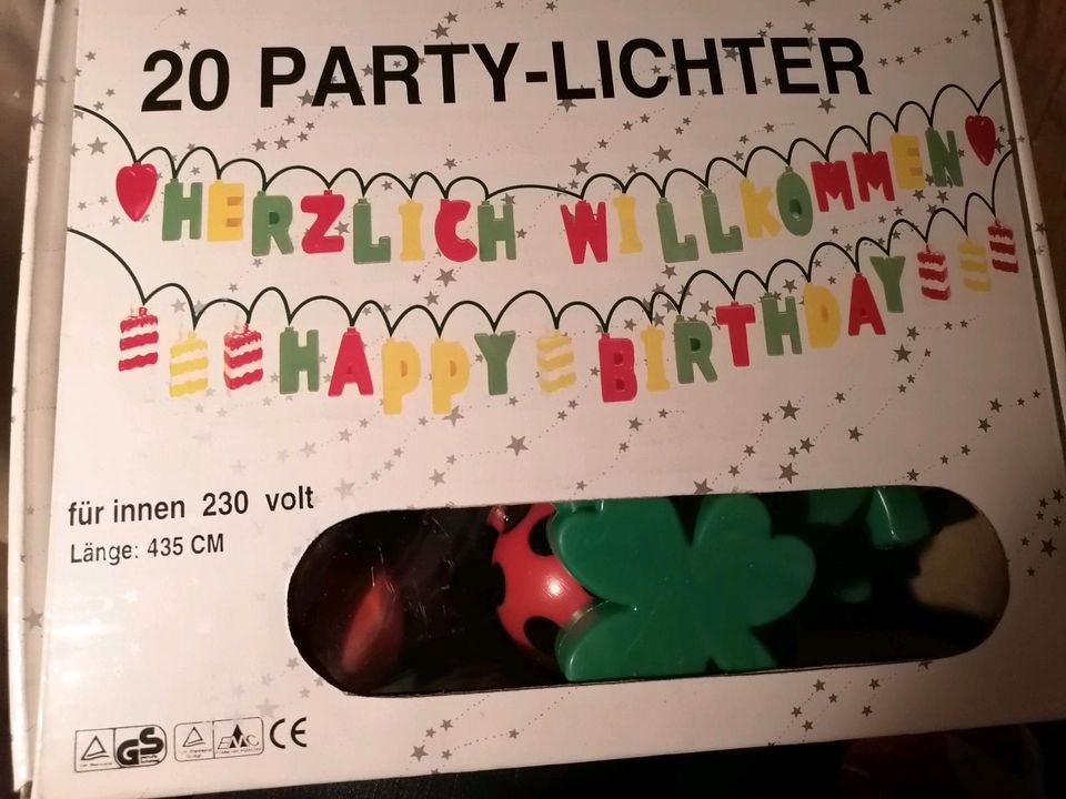 Party-Lichter im Retro-Stil in Hamburg