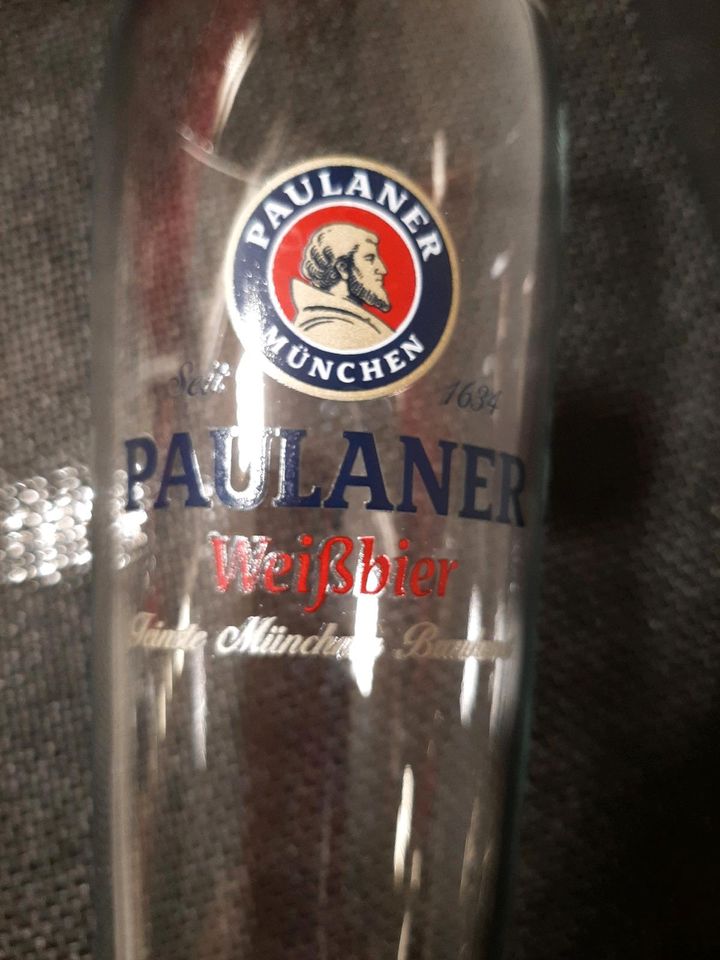 Paulaner Weißbier Glas Topzustand in Frankfurt am Main