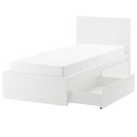 IKEA MALM Bettgestell mit 2 Schubkästen, weiß, 90x200 cm Baden-Württemberg - Schorndorf Vorschau