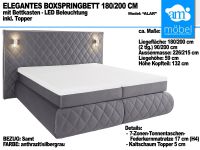 Boxspringbett Bett 180/200 +KSMatratze H4 +Topper Bettkasten Samt Bremen - Huchting Vorschau