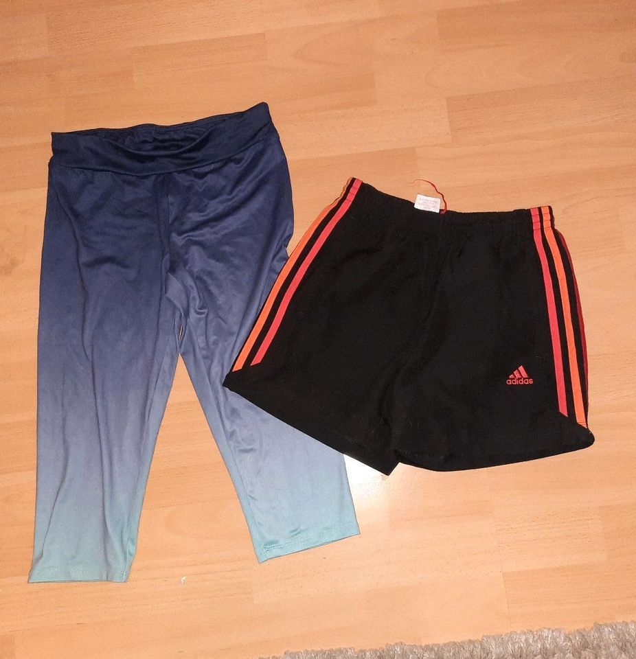 Sport Thigth Shorts 3/4 Hose Sporthose 128 134 140 146 152 164 in Leipzig