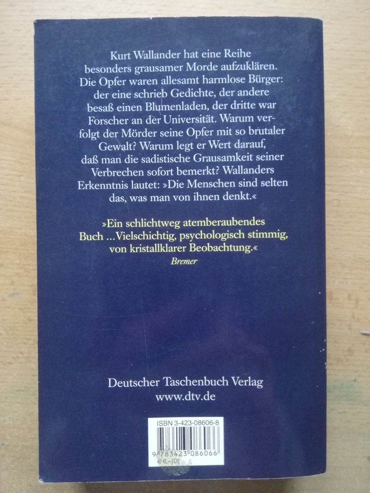 Wallander -Roman Die fünfte Frau v. Henning Mankell in Eching (Niederbay)