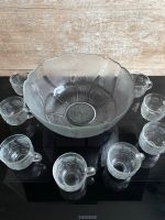 Bowle Set mit 8 Gläsern / Große Glasschale  / Salatschale Niedersachsen - Goslar Vorschau