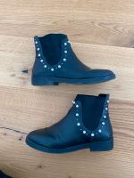 Stiefelette Boots schwarz Zara mit Perlen Bayern - Hollfeld Vorschau