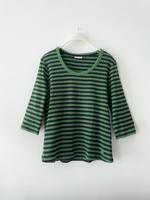 Street One Gr. L 3/4-Arm-Shirt grün-blau-gestreift geringelt Pankow - Prenzlauer Berg Vorschau