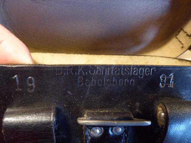 Gürteltasche Leder DRK Schwarz 1911 Vintage Handytasche in Freiburg im Breisgau