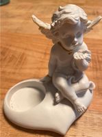 Engel mit Goldschmuck Herz Teelicht Deko Skulptur Polyresin Bayern - Bobingen Vorschau