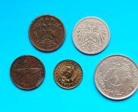 5 verschiedene europ. Münzen von 1894 bis 1962 Bayern - Dießen Vorschau