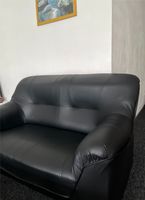 Leder Sofa in schwarz in einem guten Zustand. Bochum - Bochum-Süd Vorschau
