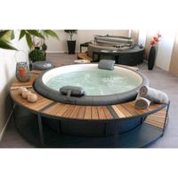 Softub Poseidon+ Whirlpool Jacuzzi mit Polyrattanumrandung Baden-Württemberg - Erbach Vorschau