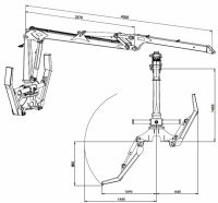 Forstkran Rückekran Ladekran 4,3m inkl. Greifer Rotator neu Thüringen - Unterwellenborn Vorschau