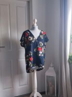 Tunika Bluse Marineblau Blumen Shien Gr.46/1 XL Nordrhein-Westfalen - Langenfeld Vorschau