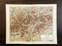 Alte Landkarte um 1885: Tirol München - Altstadt-Lehel Vorschau