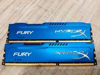 16GB 2×8 DDR3 1600MHz CL10 Kingston HyperX Fury RAM Hauptspeicher Kreis Pinneberg - Schenefeld Vorschau