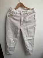 Vintage HIS Hose Karottenjeans Gr. 46-31 weiß Retro 90s Hessen - Lampertheim Vorschau