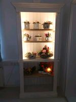 Verkaufsschranke shabby chic, LED, handmade, massiv Sachsen - Rosenbach Vorschau