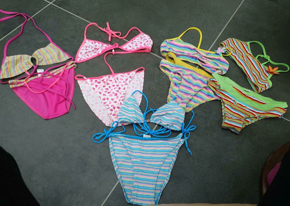 5 Mädchen Bikinis selten Gr. 158/164 (Mallorca), teils neu! in Bordesholm