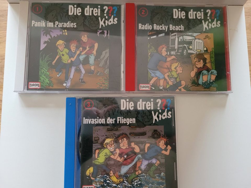 CD - DIE DREI FRAGEZEICHEN KIDS - Folge 1, 2 ,3 in Asendorf (bei Bruchhausen-Vilsen)