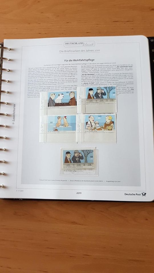 Briefmarkenalbum Deutschland Klassik 2007 - 2011,komplett,TOP!!! in Dierdorf