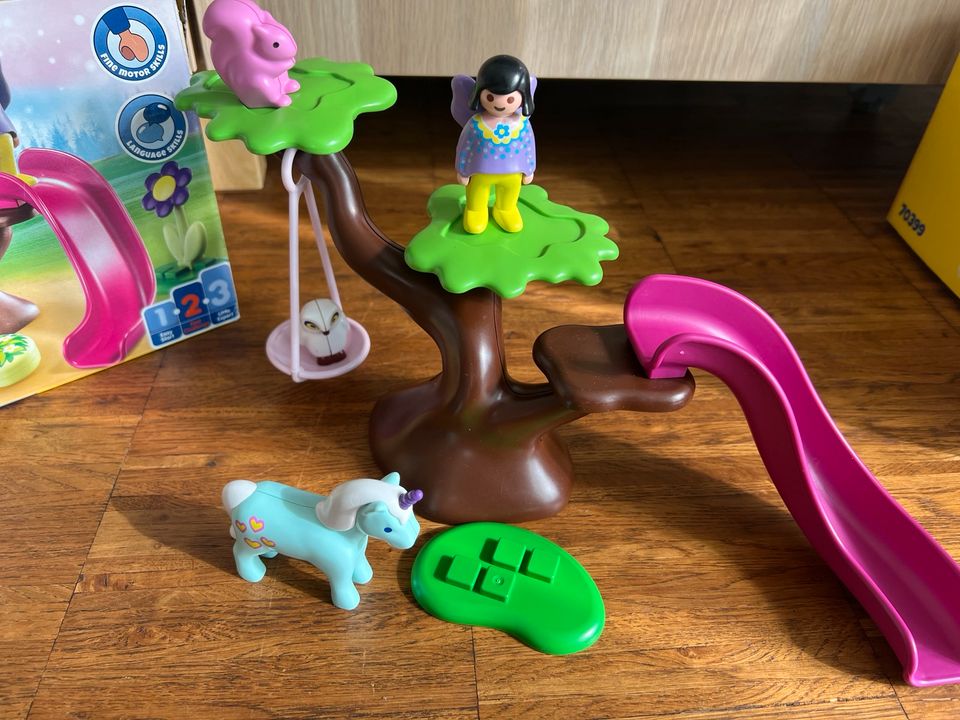 Playmobil 123 70400 Feenspielplatz Fee Einhorn mit Karton in Eitorf